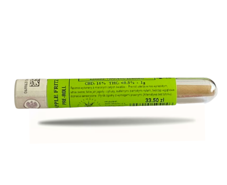 Apple Fritz CBD Pre-roll - obrazek 2