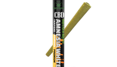 Amnesia White – Diamond & Terpene-Infused Blunt