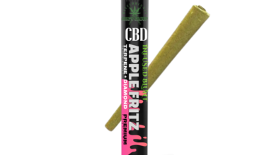 Apple Fritz – Diamond & Terpene-Infused Blunt
