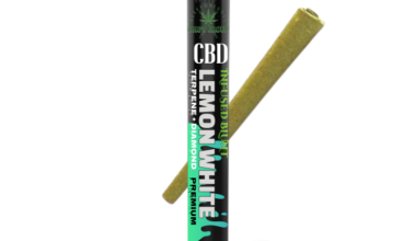 Lemon White – Diamond & Terpene-Infused Blunt